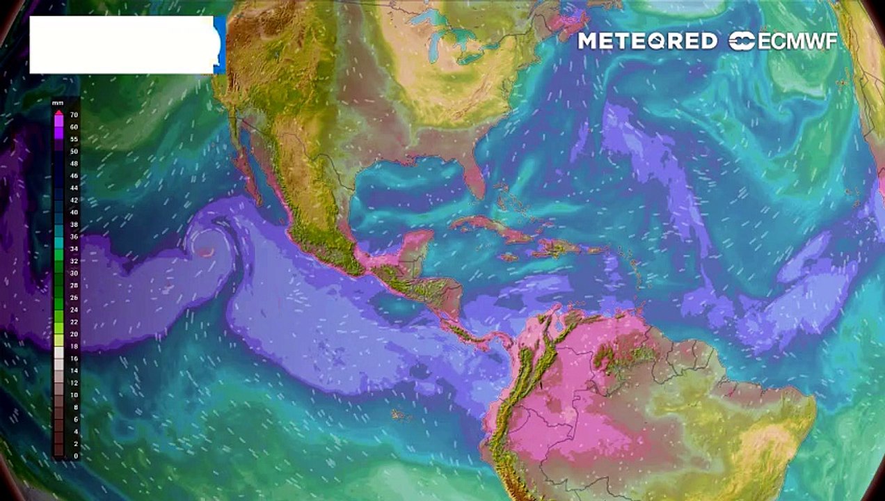 Semana de calor, y tormentas fuertes en México con 2 huracanes en el Pacífico