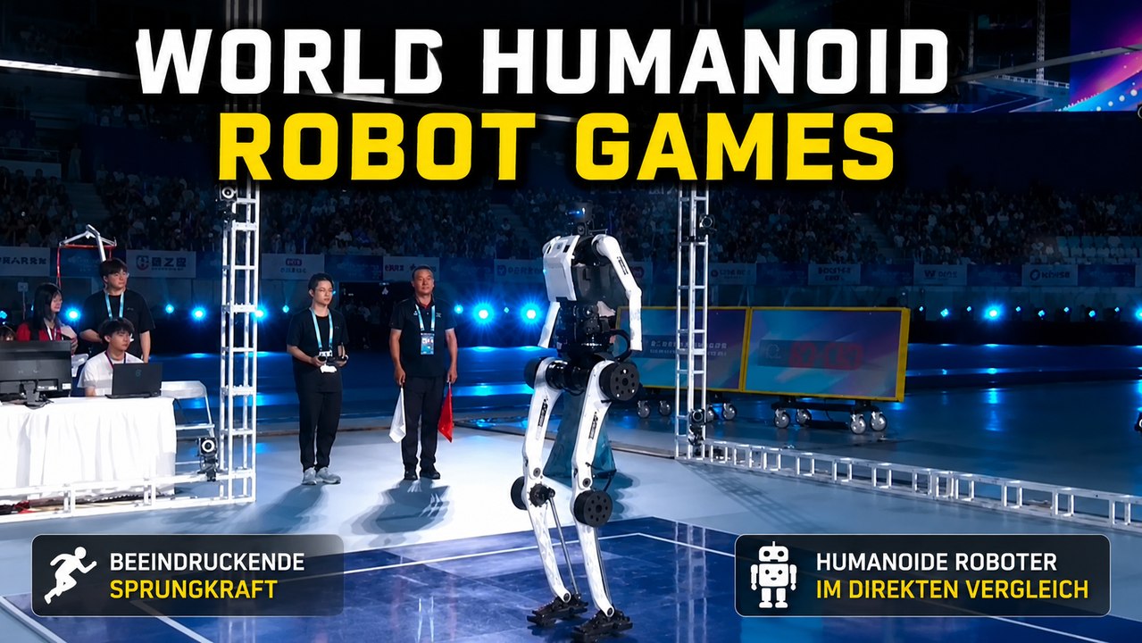 World Humanoid Robot Games: Roboter zeigen beeindruckende Sprünge