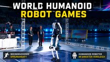 World Humanoid Robot Games: Roboter zeigen beeindruckende Sprünge