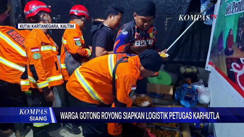 Warga Gotong Royong Buat Posko Dapur, Bantu Logistik Petugas Karhutla di Kutai Kartanegara