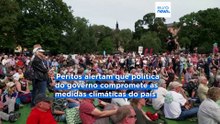 Suécia: milhares de pessoas manifestam-se em Estocolmo contra a crise climática