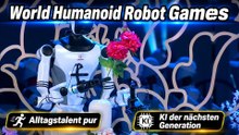 World Humanoid Robot Games: So vielseitig sind humanoide Roboter