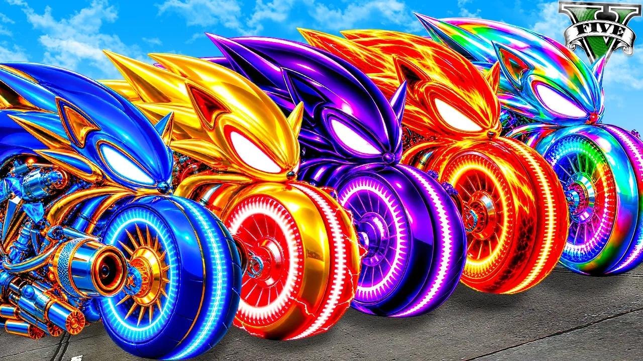 Which Sonic Bike Is the Fastest in GTA 5? (Sonic Movie Mod)