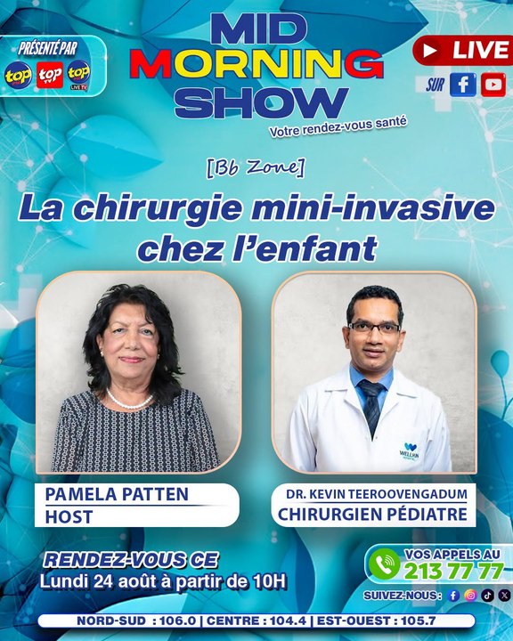 MID MORNING SHOW [ Bb Zone ]: La chirurgie mini-invasive chez l'enfant