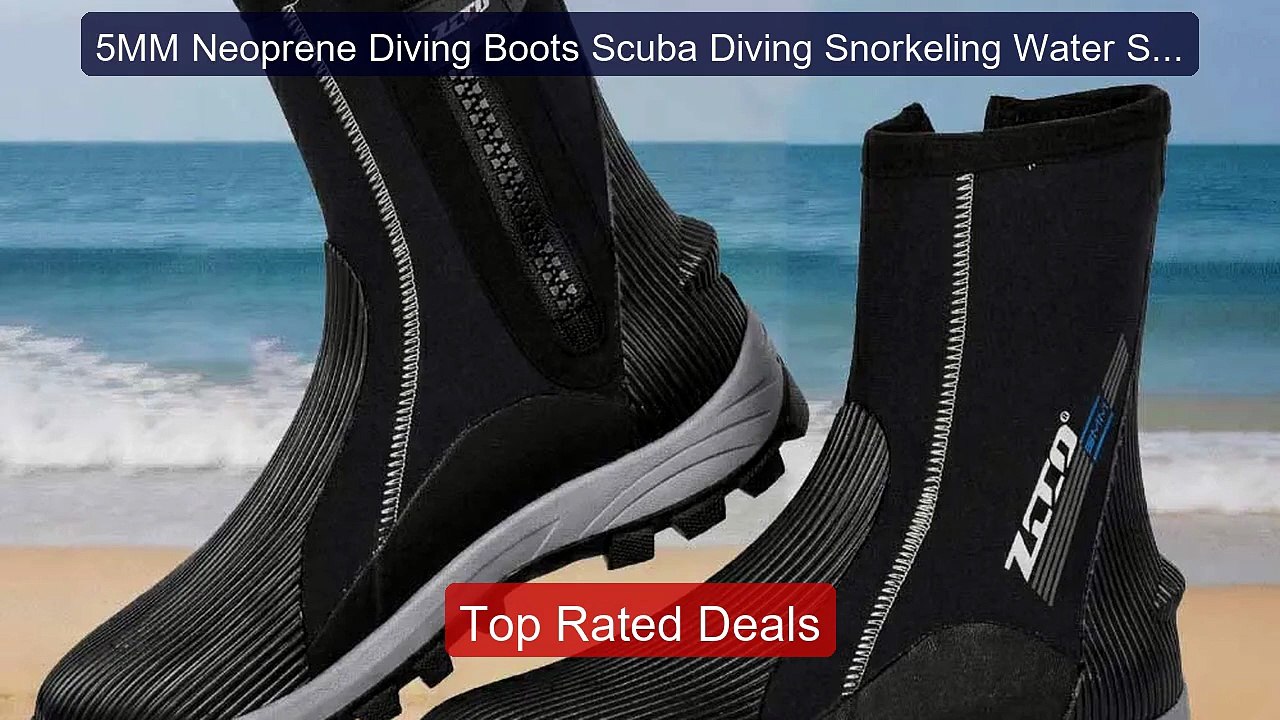 5MM Neoprene Diving Boots Scuba Diving Snorkeli...