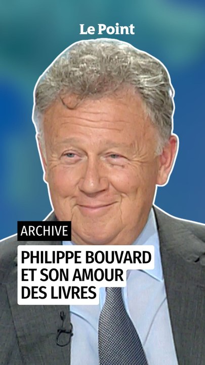 Philippe Bouvard et son amour des livres