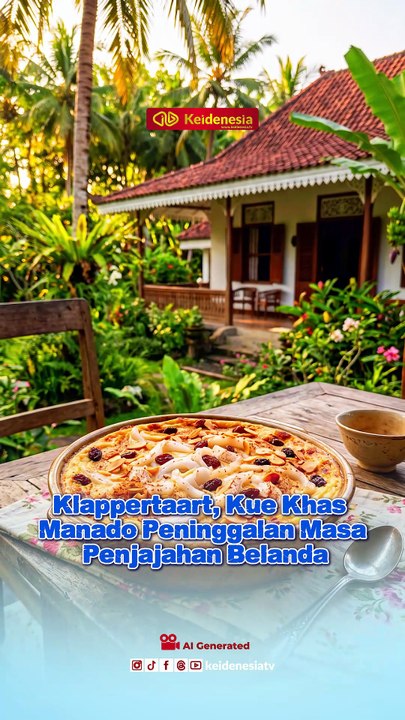 Klappertaart, Kue Khas Manado Peninggalan Masa Penjajahan Belanda