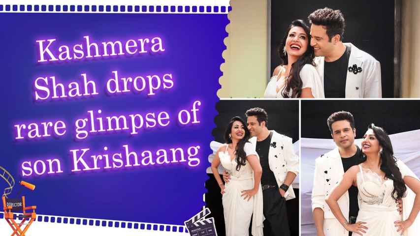 Kashmera Shah shares son Krishaang Sharma’s first selfie, says ‘could not stop myself’