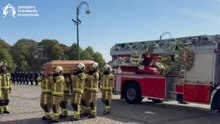 Les pompiers bruxellois rendent hommage à leur collègue Olivier Francotte