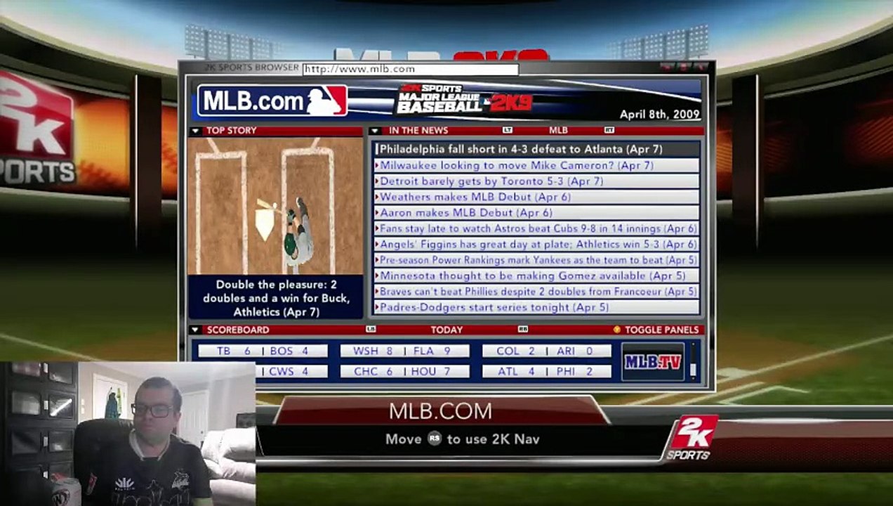 Wrapping Up The Opening Series (MLB 2K9)