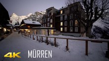 Mürren New Year's Eve Walk Switzerland 4K 60p
