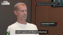 Ceferin rules himself out of replacing Infantino