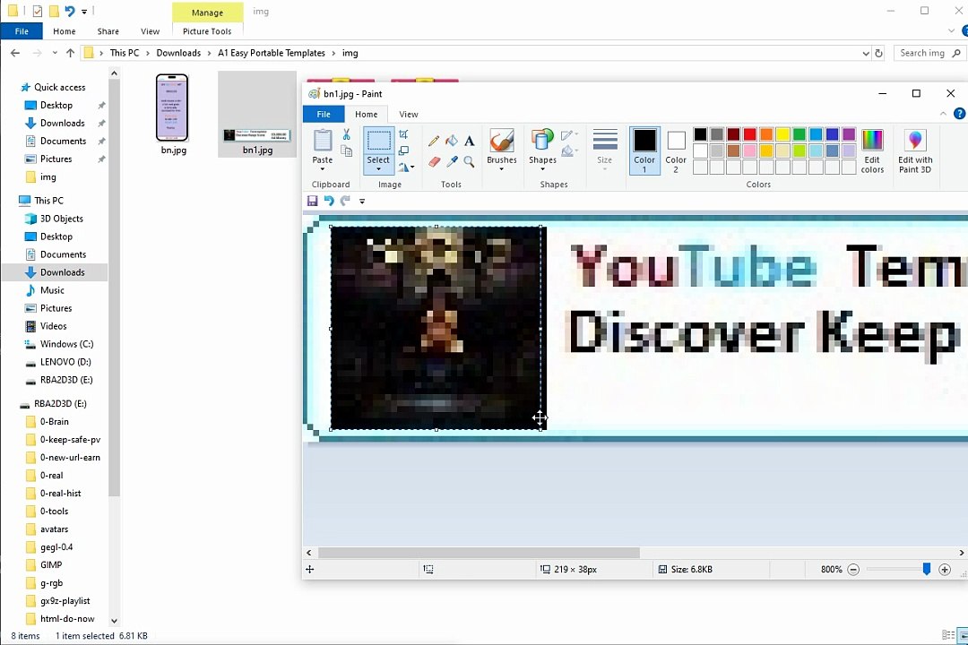 RBA2D3D A1 Easy Portable Templates That Work and Earns Money D I Y clip 01