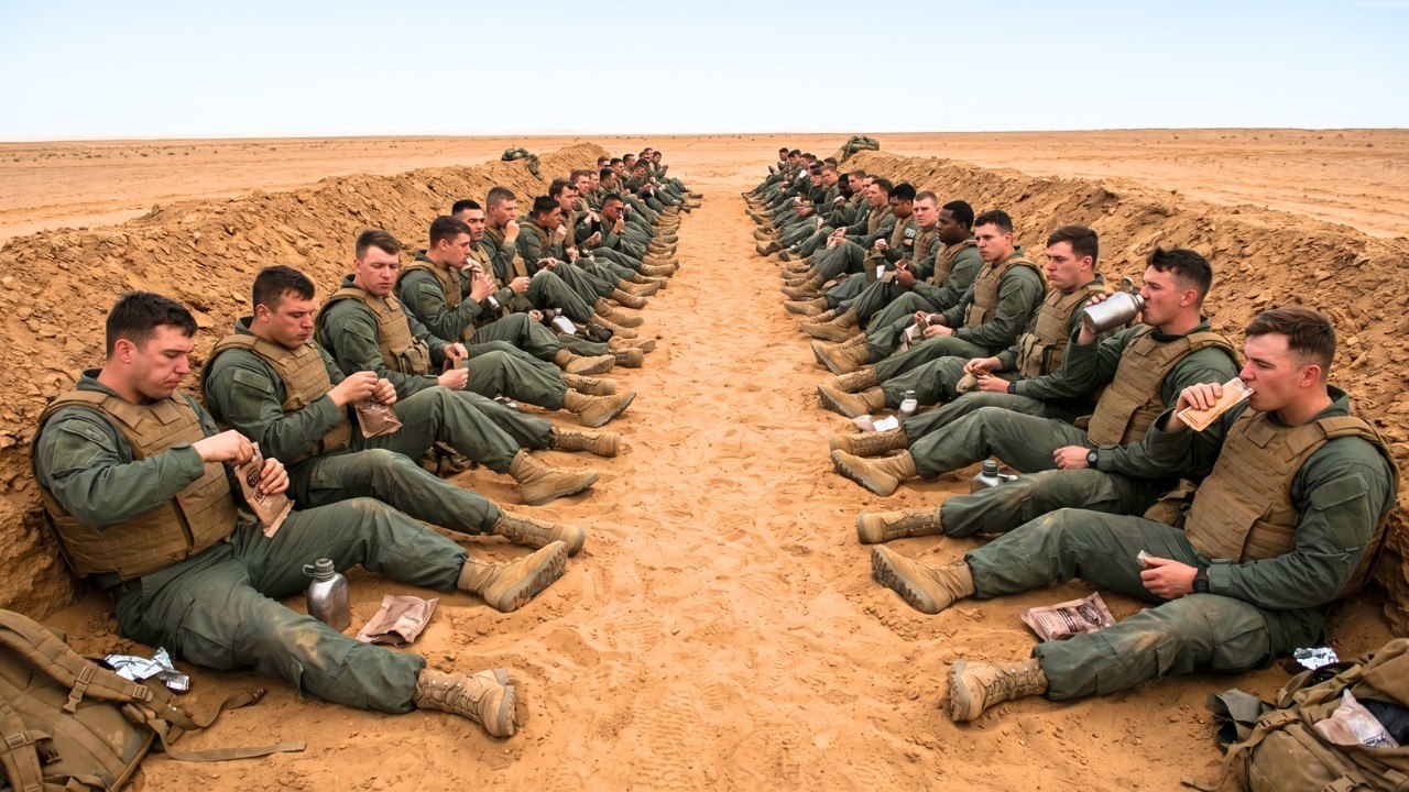 How US Soldiers Eat, Sleep & Survive 30 Days of Combat on Just MREs