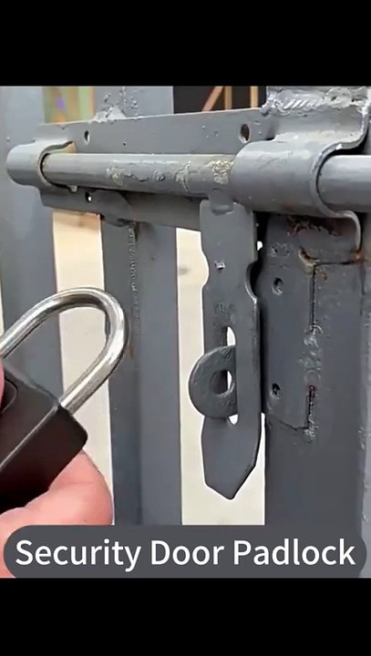 The Easiest Way to Secure Your Gate 🔓 #security #smartlock #gadgets #viral