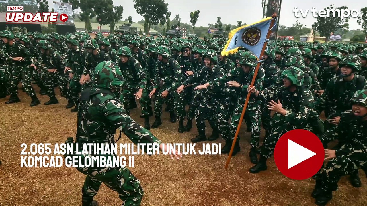 2.065 ASN Latihan Militer untuk Jadi Komcad Gelombang II