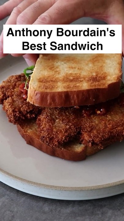 How to Make Anthony Bourdain’s Pork Chop Sandwich