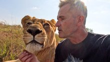 Cat Naps with a LION! Meg and Kevin have a UNIQUE BOND | The Lion Whisperer