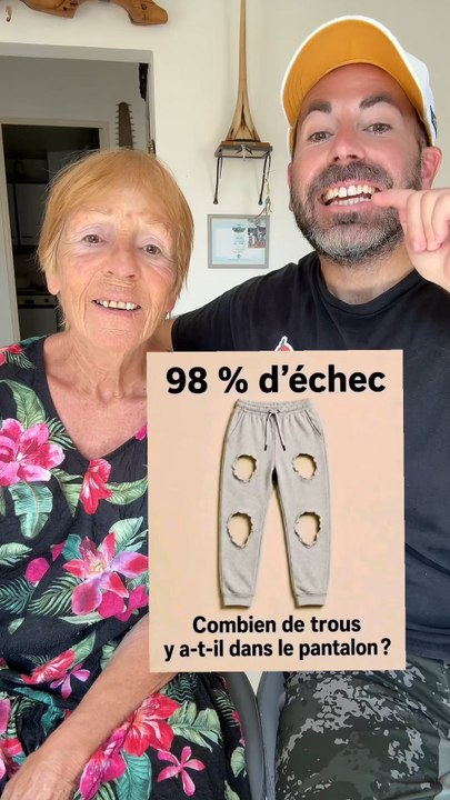 COMBIEN VOYEZ-VOUS DE TROUS ? 👖