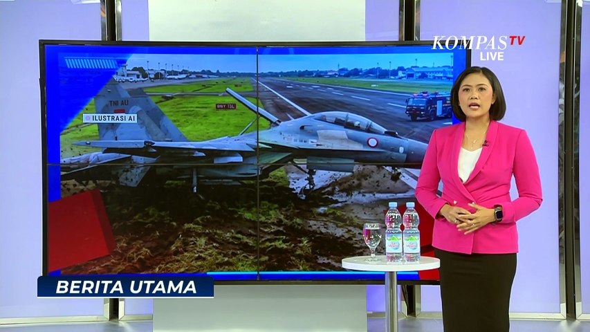 Kadispenau Buka Suara Soal Pesawat Tempur Sukhoi TNI AU Tergelincir di Lanud Hasanuddin | BERUT
