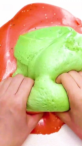 Satisfying Slime Mixing ASMR Shorts