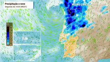 Duas frentes vão atravessar Portugal entre quarta e quinta-feira