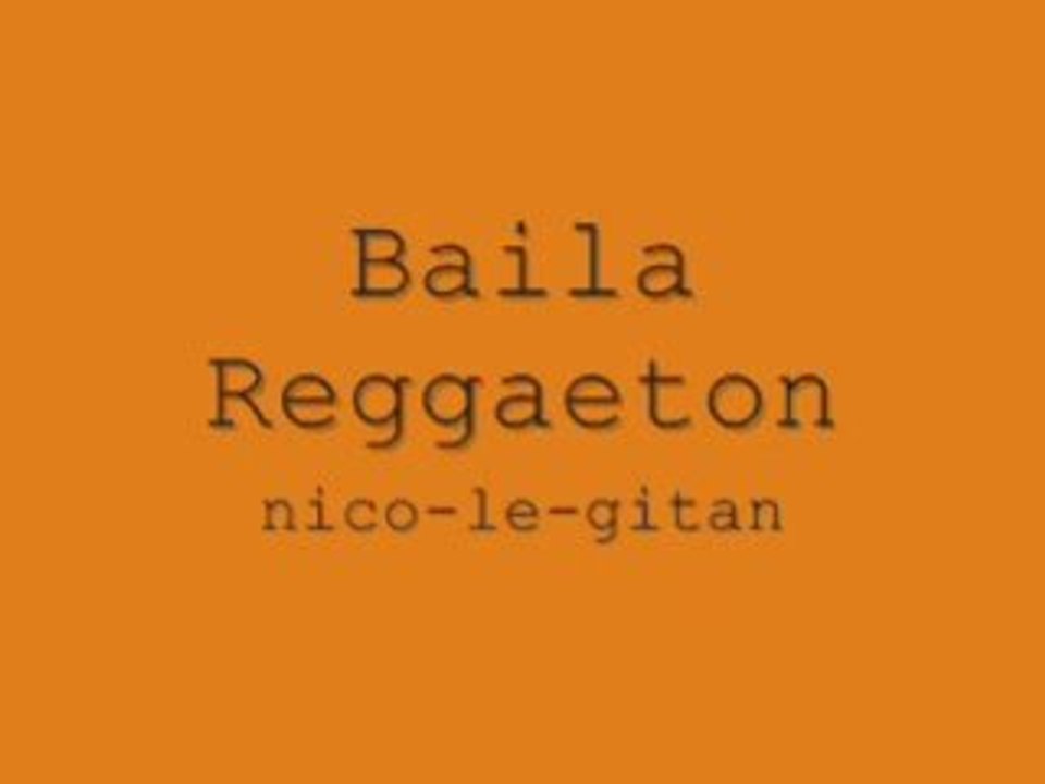 Baila Reggaeton
