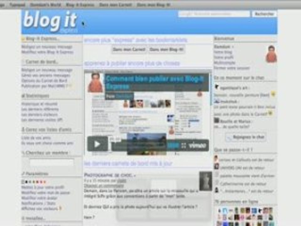 Envoyer une photo depuis son mobile sur Blog-It Express