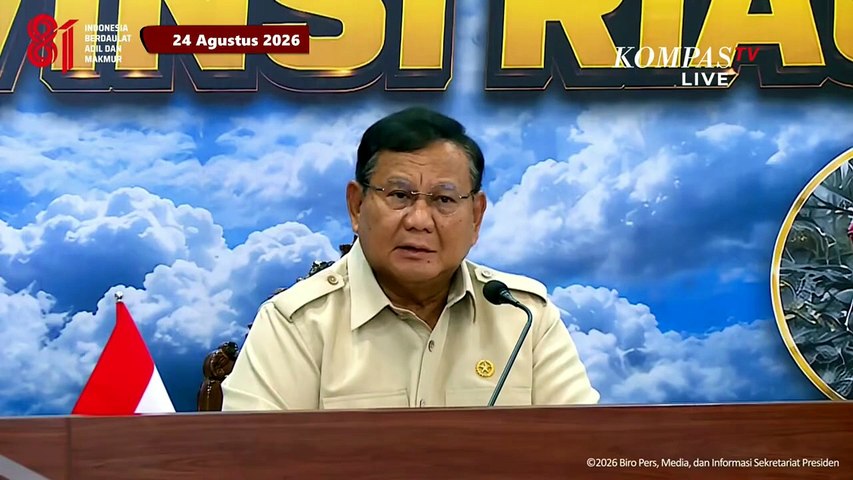 Prabowo Tanya BPBD soal Penanganan Karhutla di Riau, Perintah Polisi Selidiki Oknum Pembakar Hutan