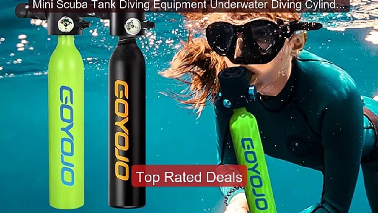 Mini Scuba Tank Diving Equipment Underwater Div...