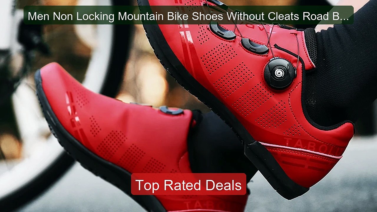 Men Non Locking Mountain Bike Shoes Without Cle...