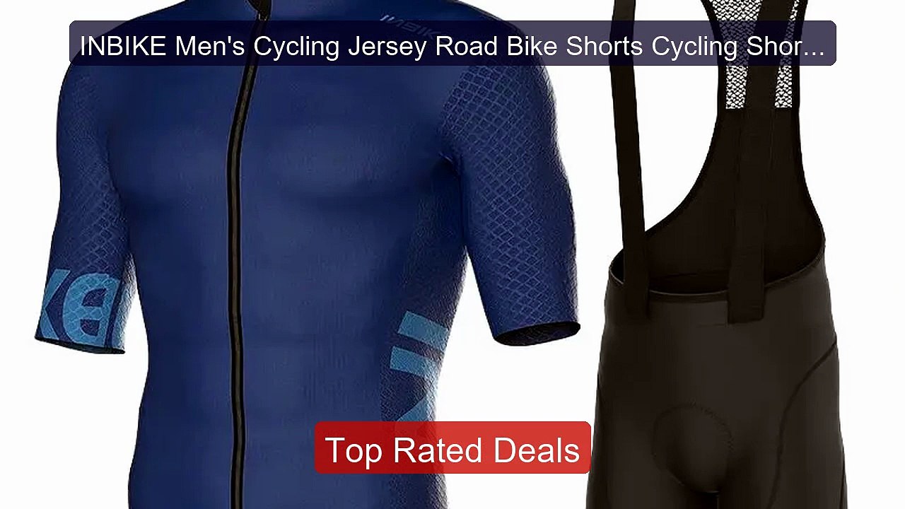 INBIKE Men's Cycling Jersey Road Bike Shorts Cy...