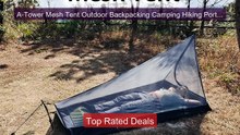A-Tower Mesh Tent Outdoor Backpacking Camping Hiking Portable... -- Amazing Value 2026 | Must Have!