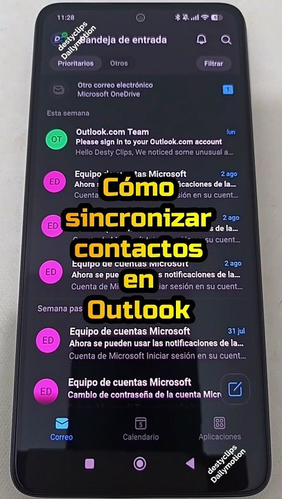 Cómo sincronizar contactos de Outlook con el celular