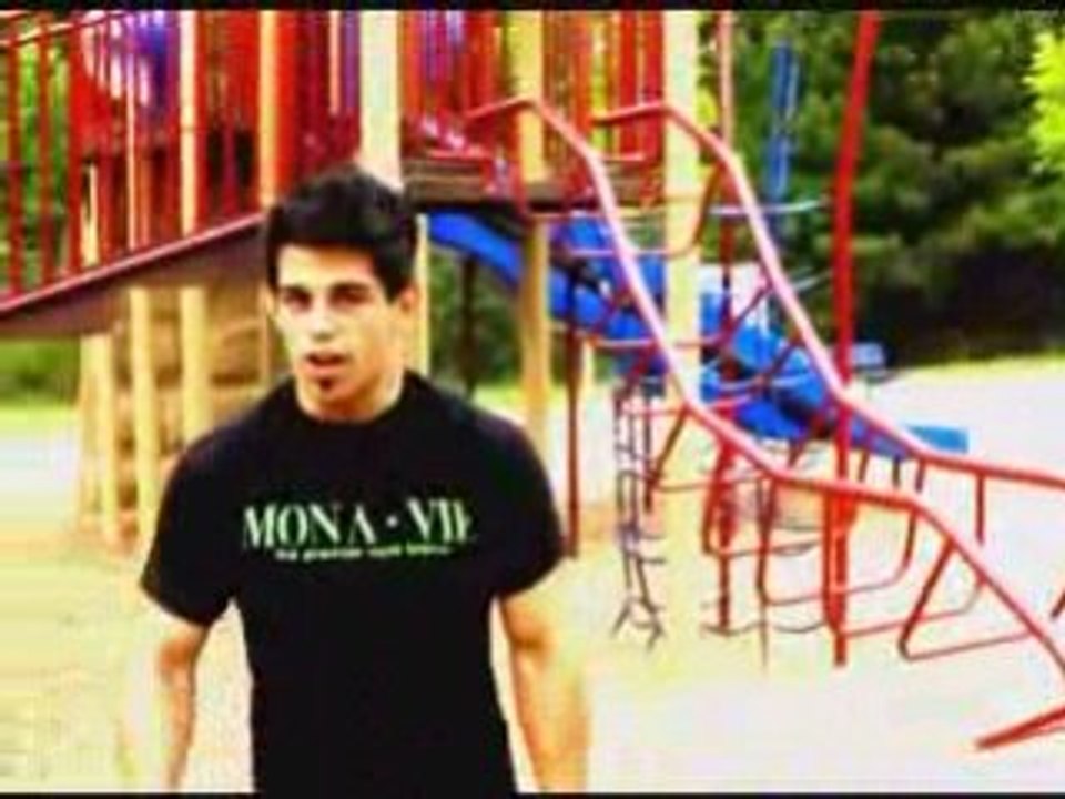 Sexy Super Model working out in the park!