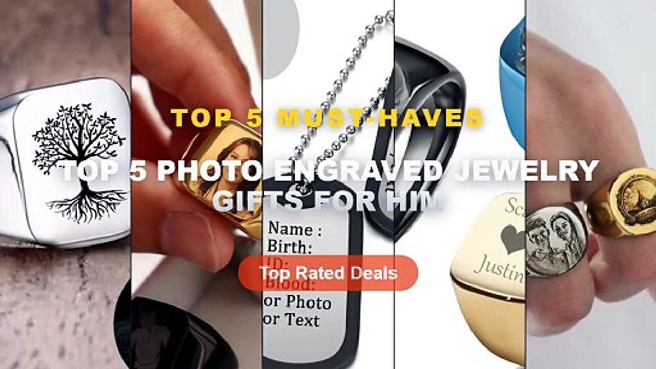 Cheap & Best Top 5 Photo Engraved Jewelry Gifts...
