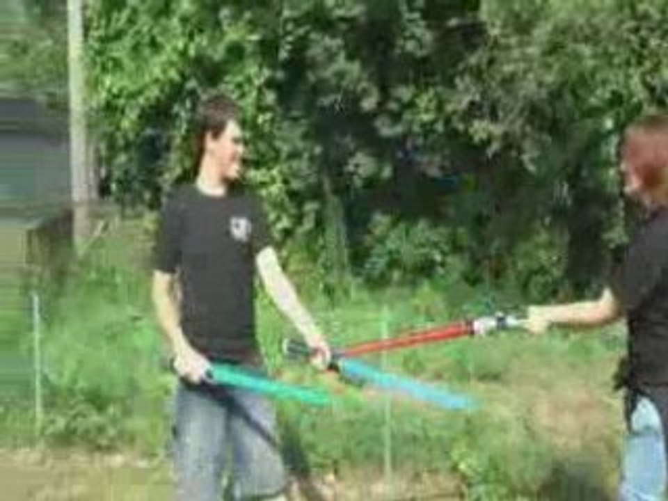 Random saber fight