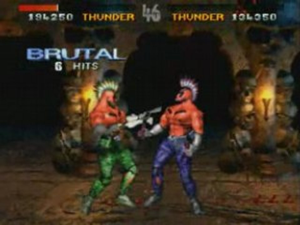 Chief Thunder finishers