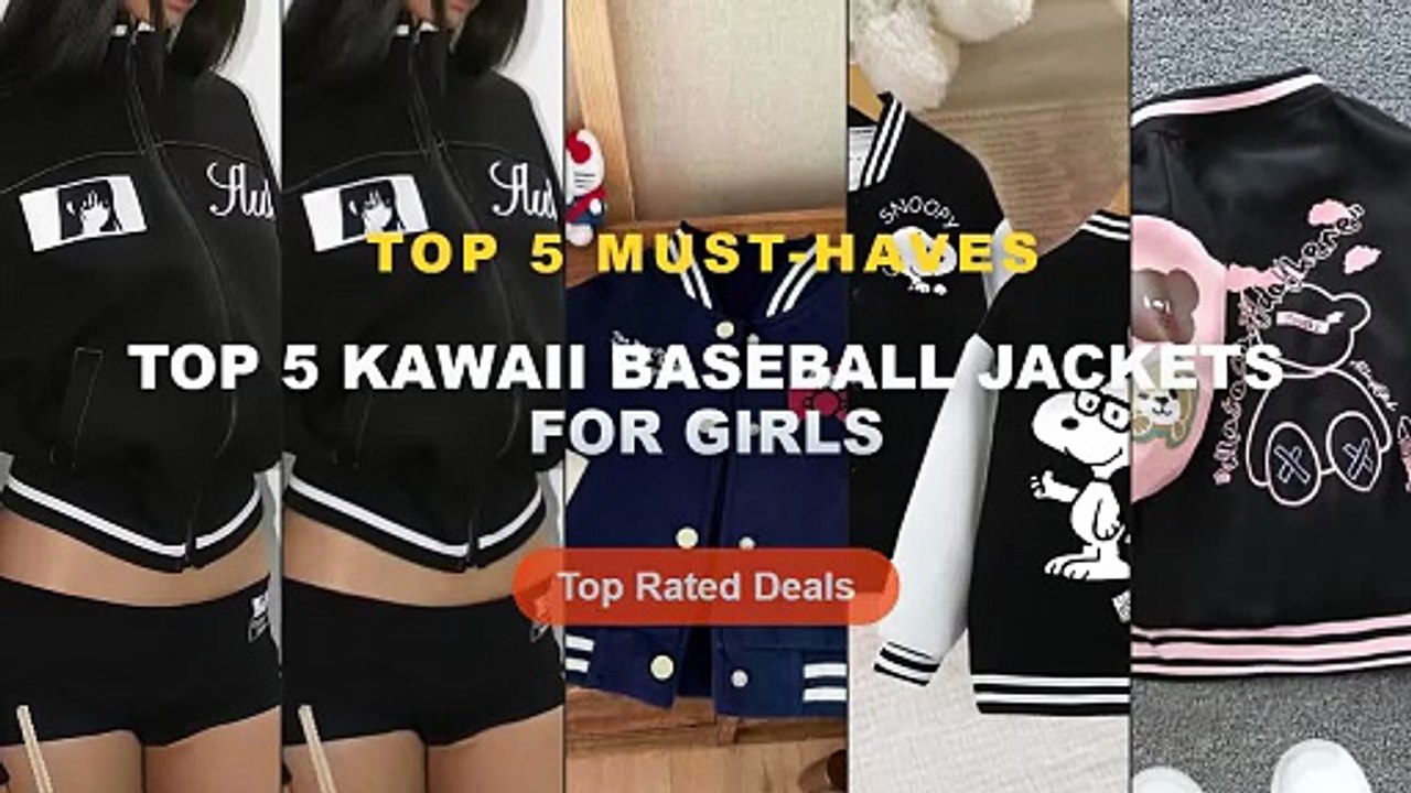 Top 5 Best Top 5 Kawaii Baseball Jackets For Gi...