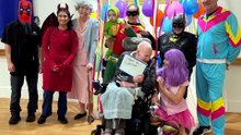 Queensland grandfather living with MND for 29 years celebrates 90th birthday