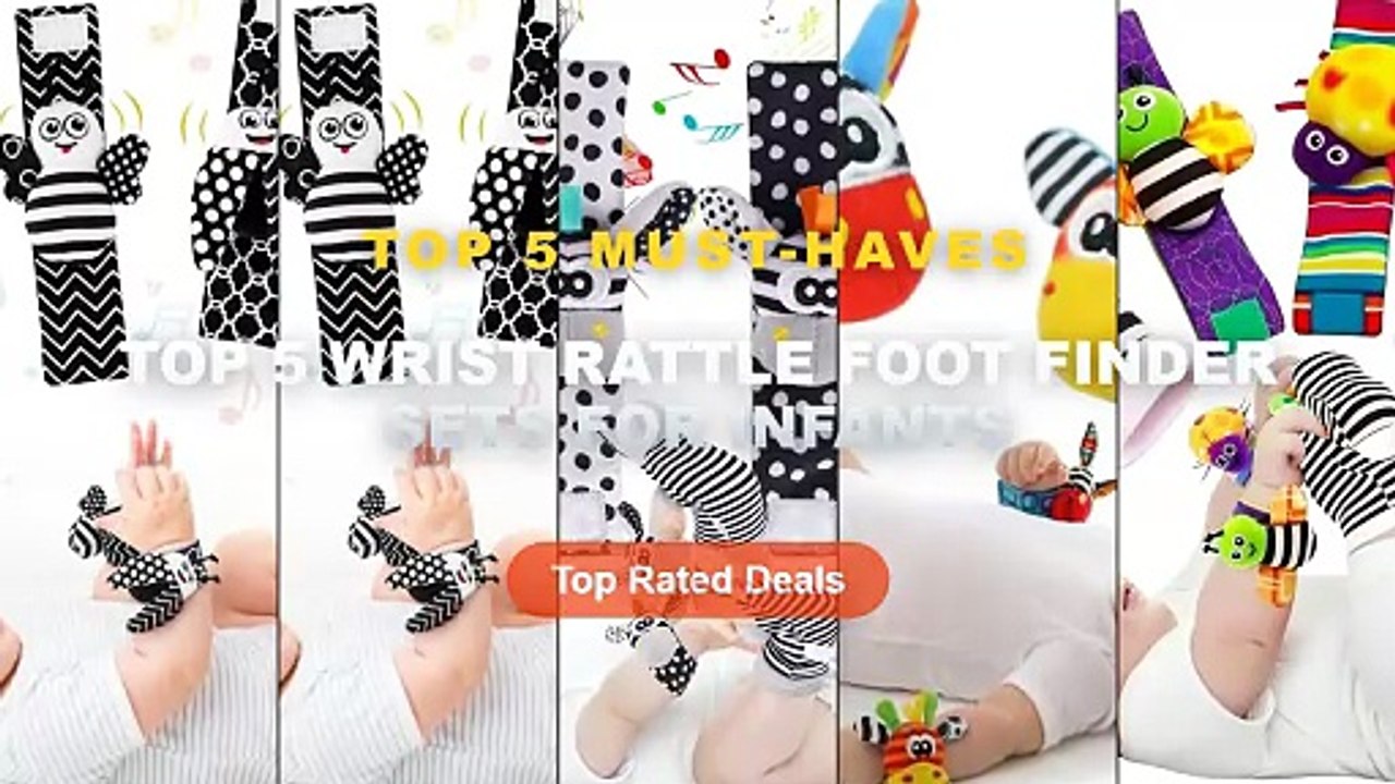 Top 5 Best Top 5 Wrist Rattle Foot Finder Sets...