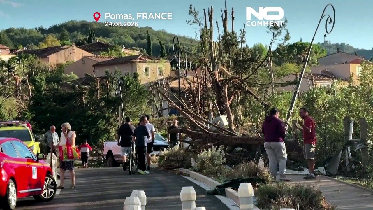 Tornado verwüstet französisches Dorf: mindestens 31 Verletzte