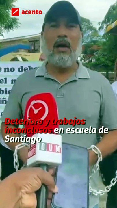 Padres denuncian deterioro y trabajos inconclusos en escuela de Santiago