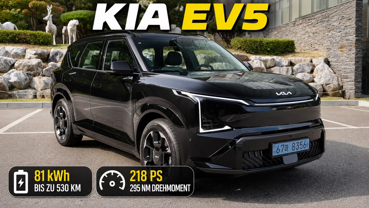 Kia EV5 GT-Line S: Das kann die Topversion des Elektro-SUV