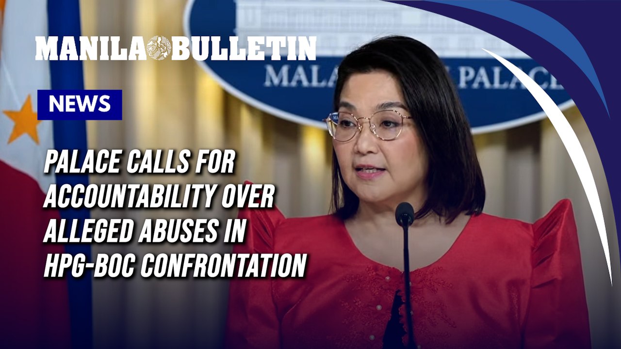 Palace calls for accountability over alleged abuses in HPG-BOC confrontation