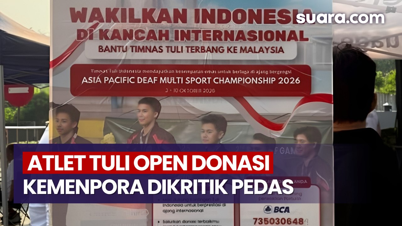 Atlet Tuli Harus Open Donasi Demi Tampil di Malaysia, Post Anggaran Kemenpora Dikritik Pedas