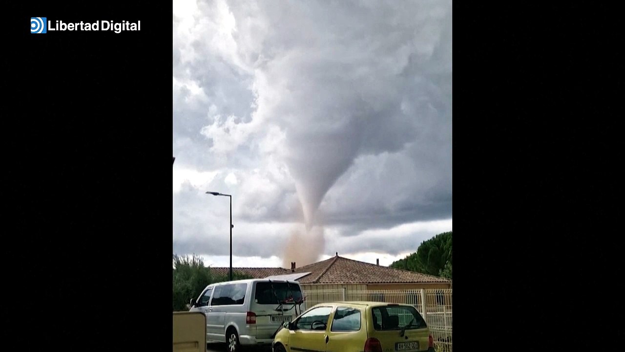 Imágenes del devastador tornado en Francia que ha dejado numerosos daños