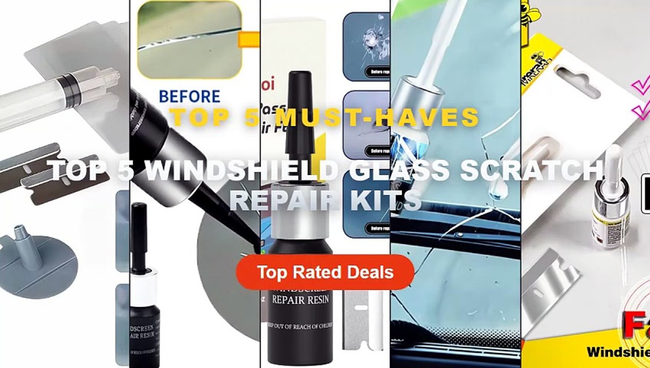 Amazing Top 5 Windshield Glass Scratch Repair K...