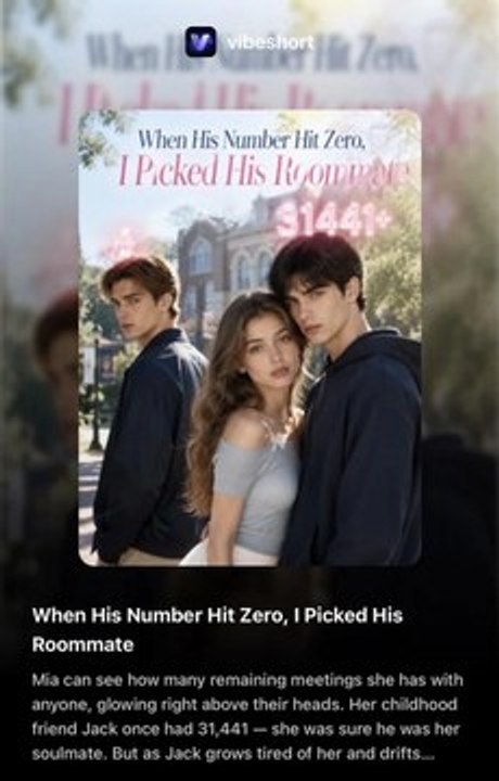 when his number hit zero i picked his roommate