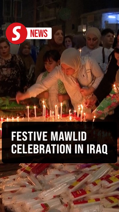 Iraqi Muslims celebrate Prophet Mohammad's birthday